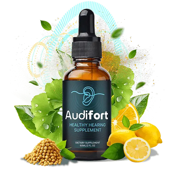 Audifort Healthy Hearing Supplement – 60ml natural dropper bottle